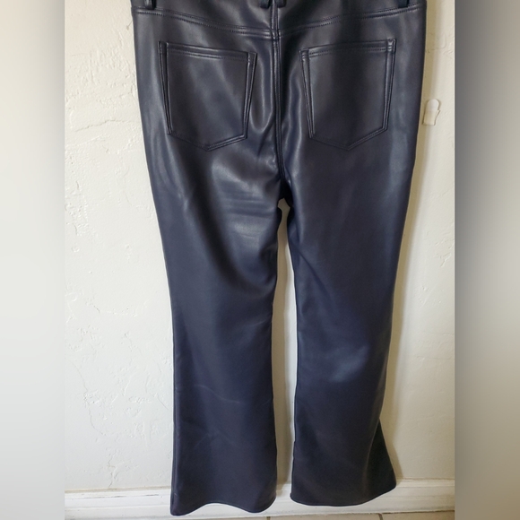 Good American Nevy Blue Flared Women's Pants - Picture 7 of 12
